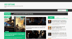 Desktop Screenshot of dedysoftgame.com